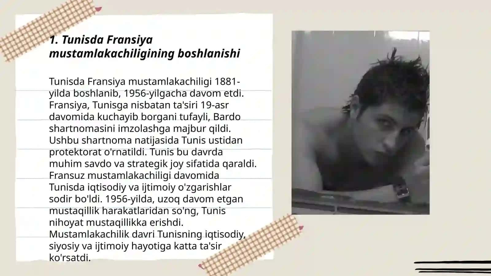 Tunisda Fransiya mustamlakachiligining boshlanishi 3