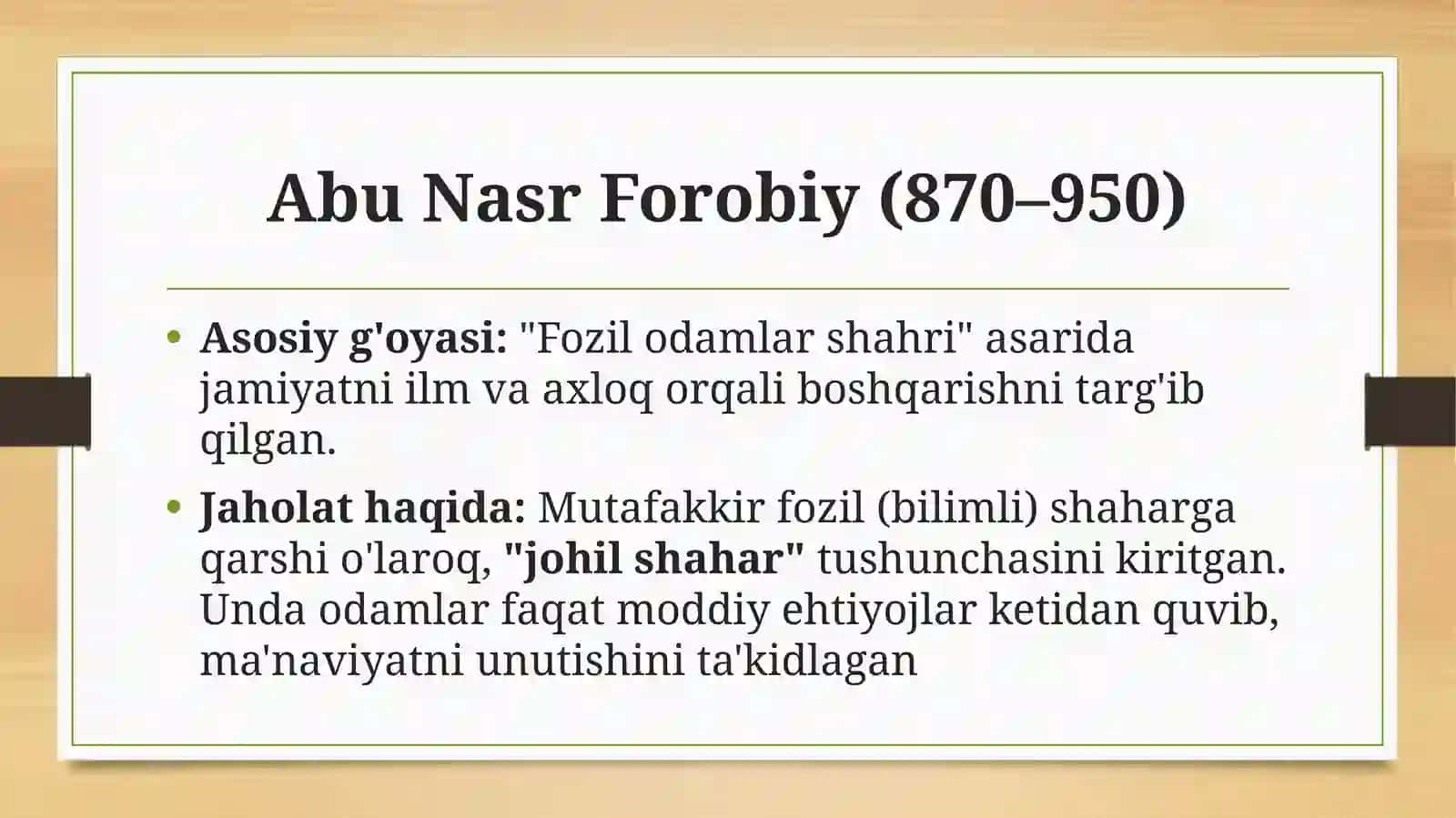 "Fozil odamlar shahri" 3