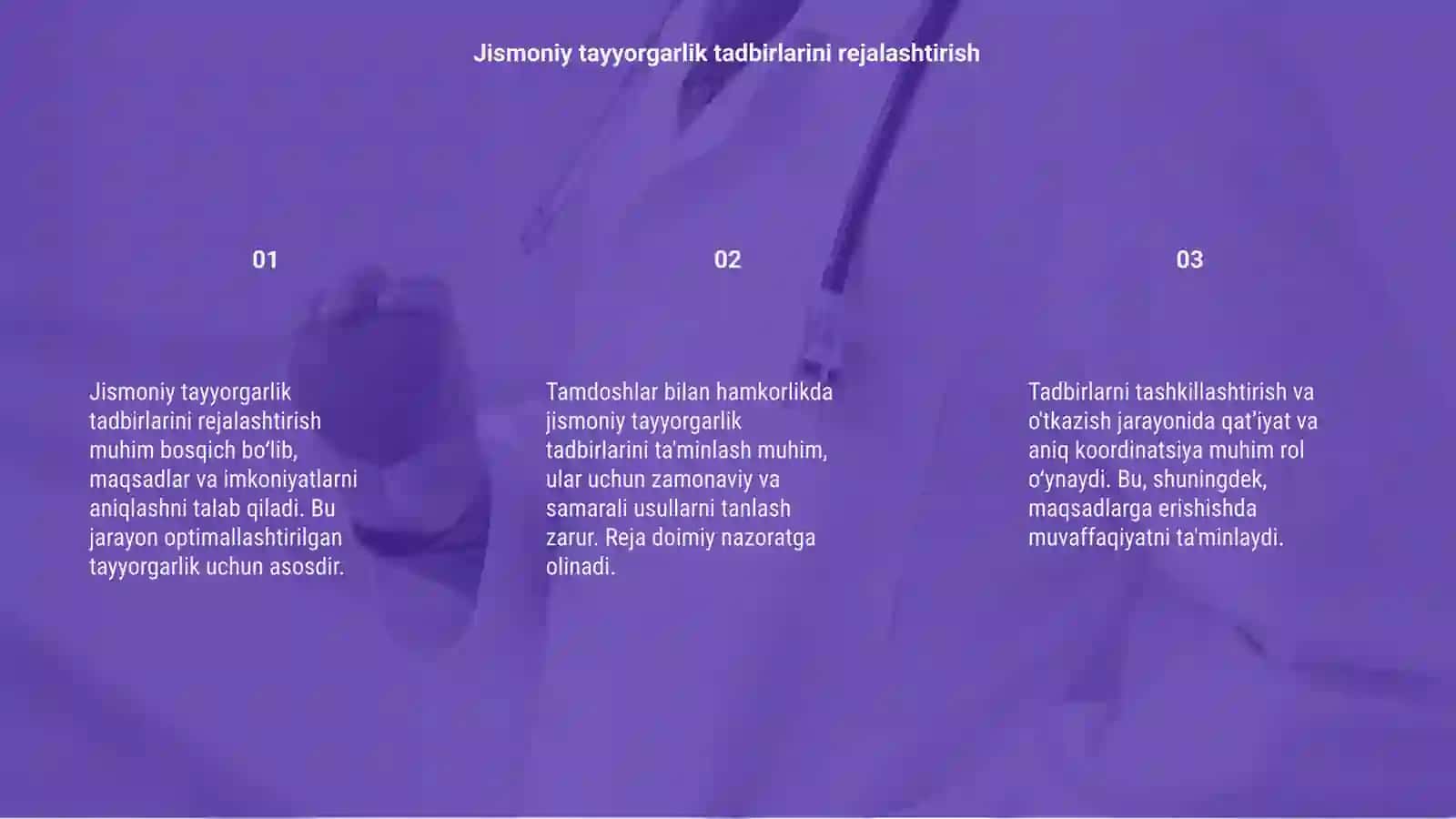 Jismoniy Tayyorgarlik Tadbirlari 3