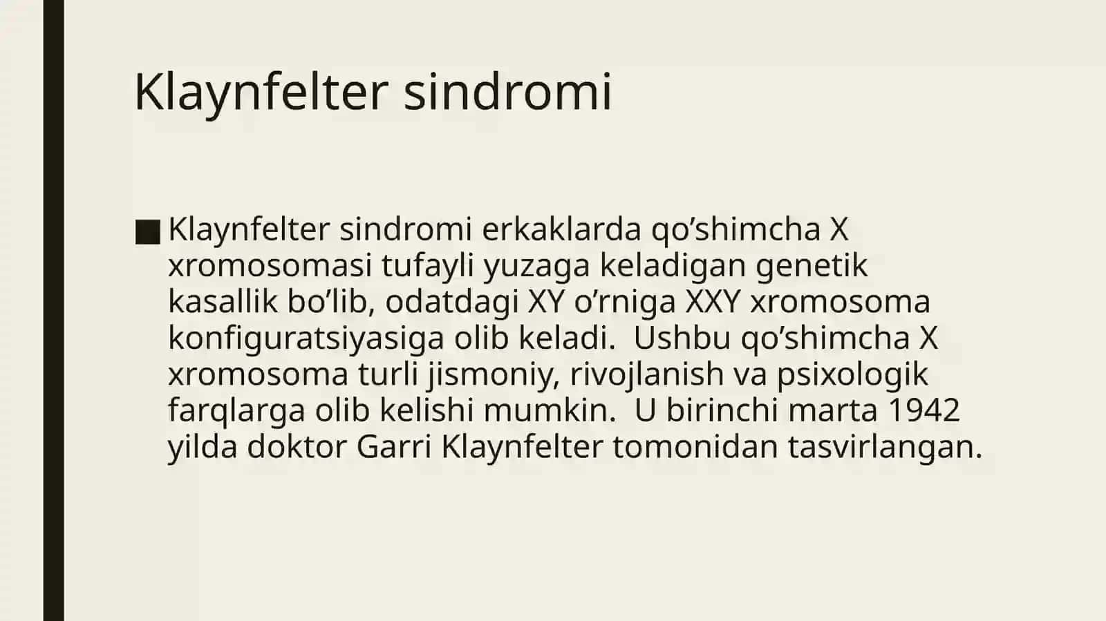 Klaynfelter sindromi 3