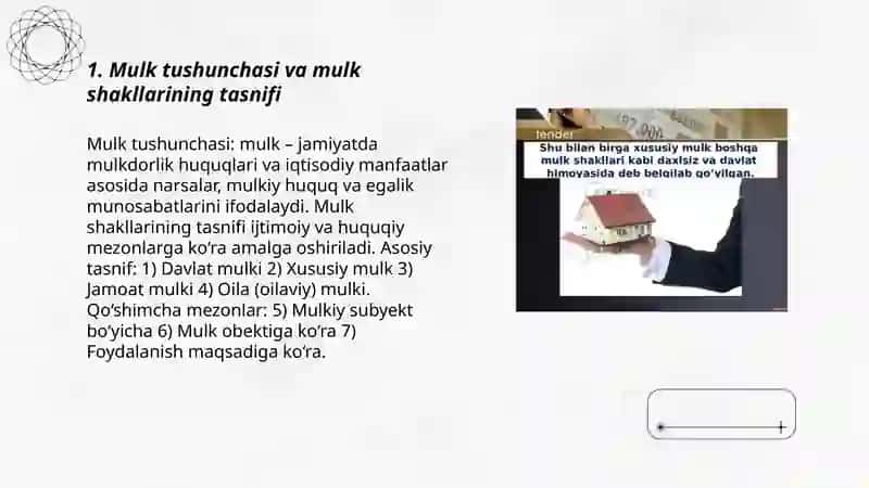 Mulk shakllari 3