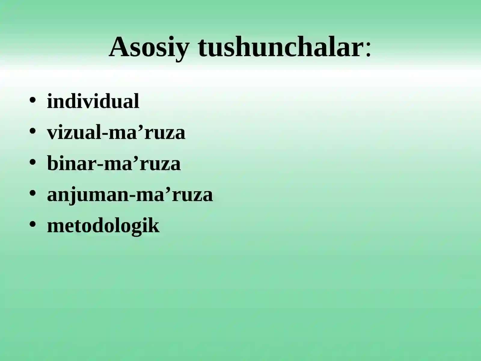 TA’LIMNI TASHKIL ETISH SHAKLLARI 3