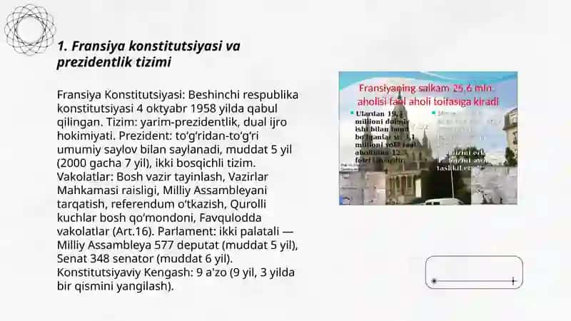 Fransiya konstitutsiyasi va prezidentlik tizimi 3