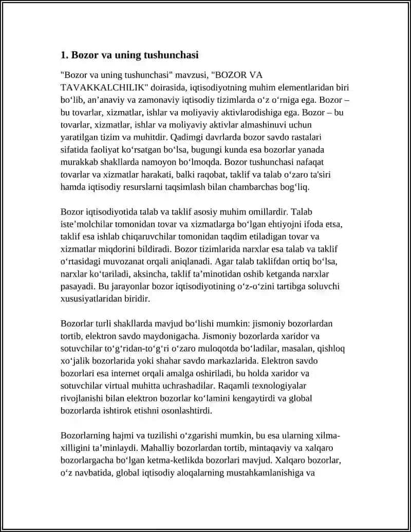 BOZOR VA TAVAKKALCHILIK 3