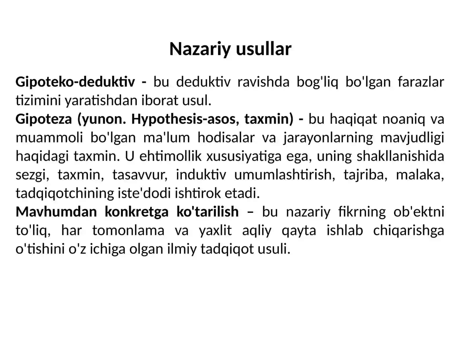 TADQIQOT JARAYONI BOSQICHLARI 3