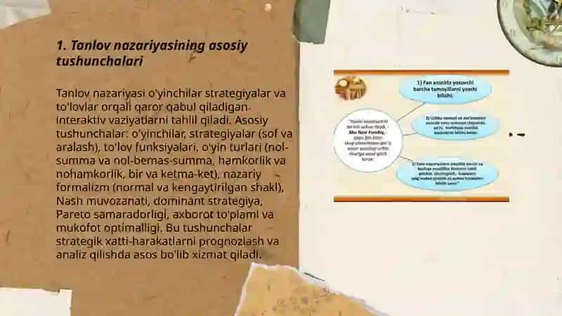 Tanlov nazariyasi 3