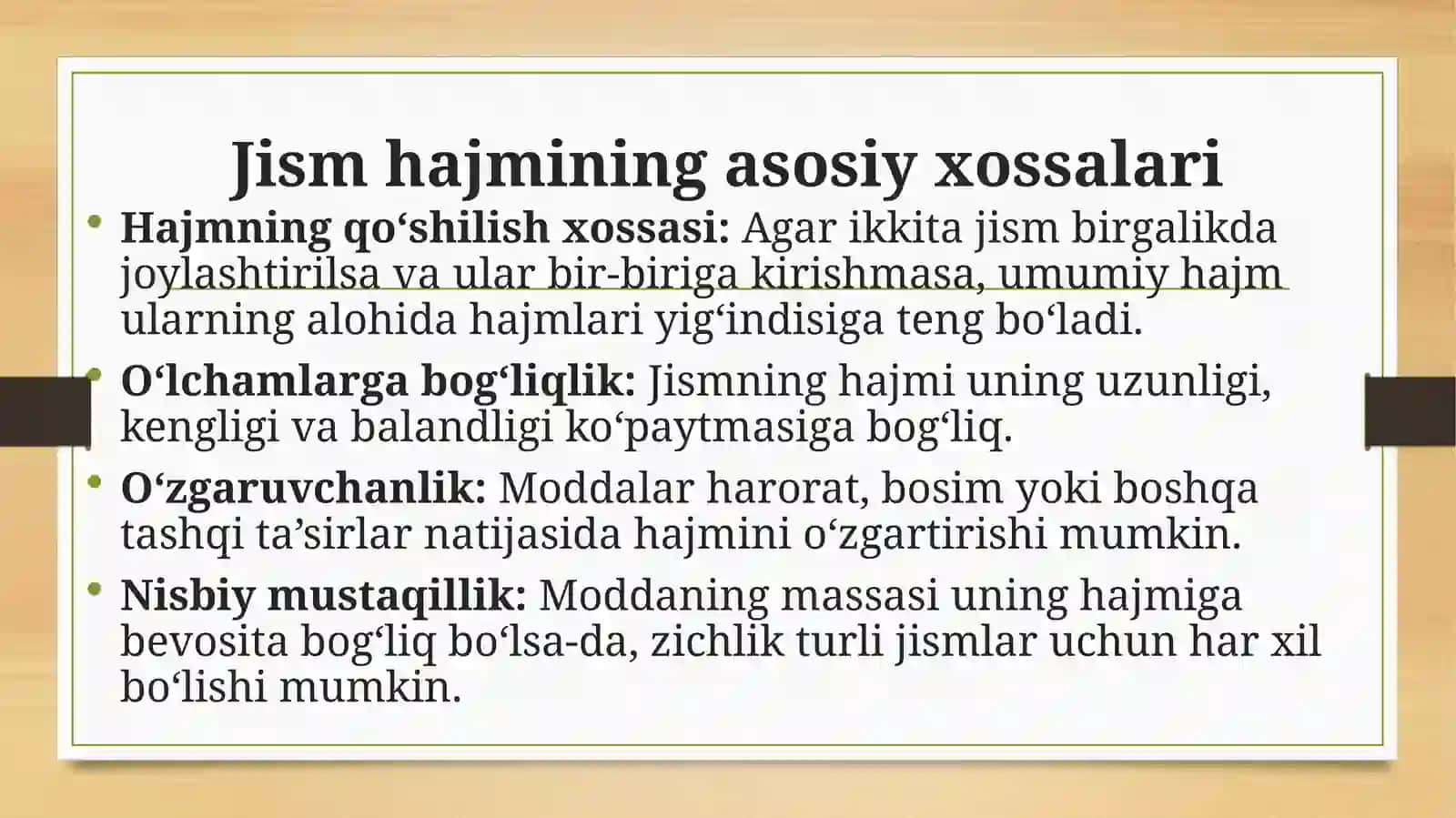 Jismninghajminio‘lchash 3