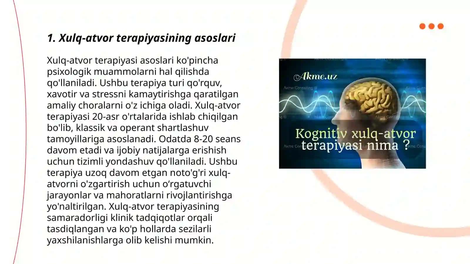 Xulq atvor terapiyasi 3