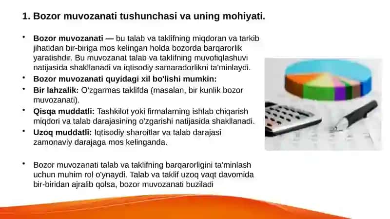 Bozor muvozanati 3