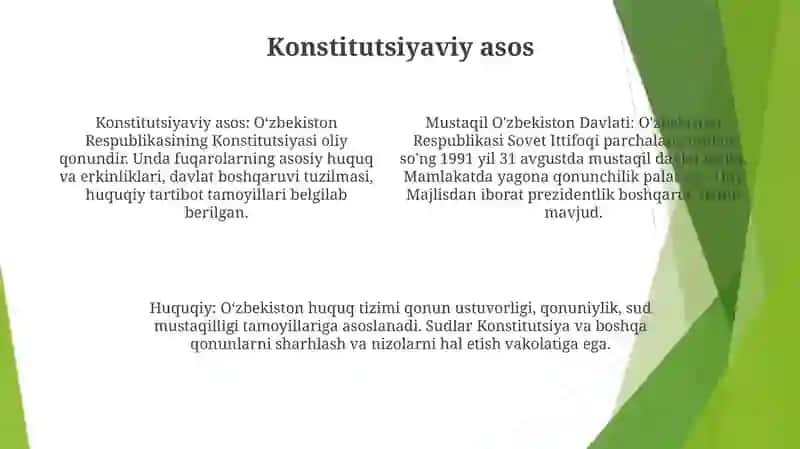 Mustaqil Oʻzbekiston Davlati Va Huquqi 3