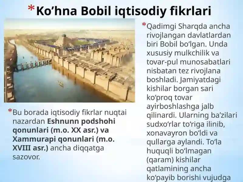 Qadimiy dinlarning iqtisodiy jihatlari 3