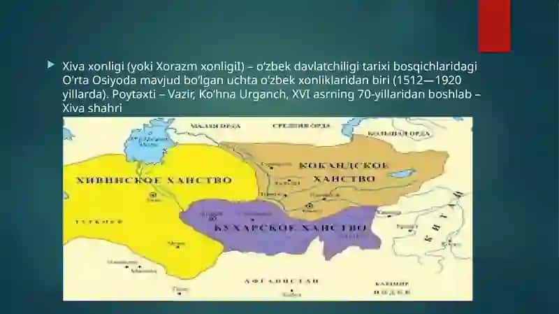 XIVA XONLIGINING TASHKIL TOPISHI VA SIYOSIY HAYOTI 3