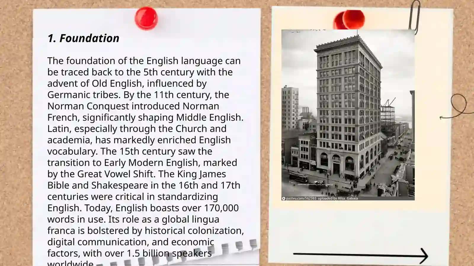 The foundation of the English language 3