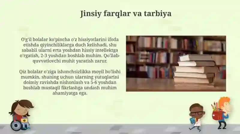 O'g'il -qiz tarbiyasi 3