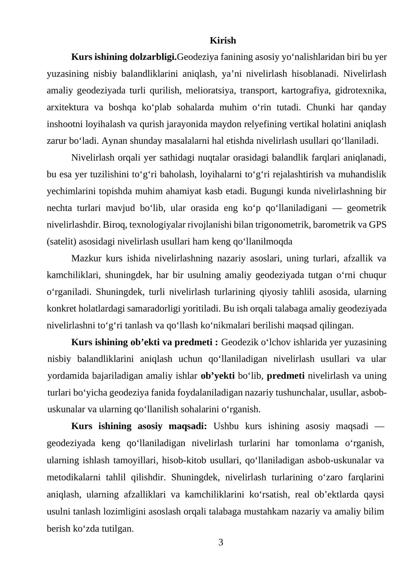 "Ekologiya va geografiya" Kafedrasi mudiri 3