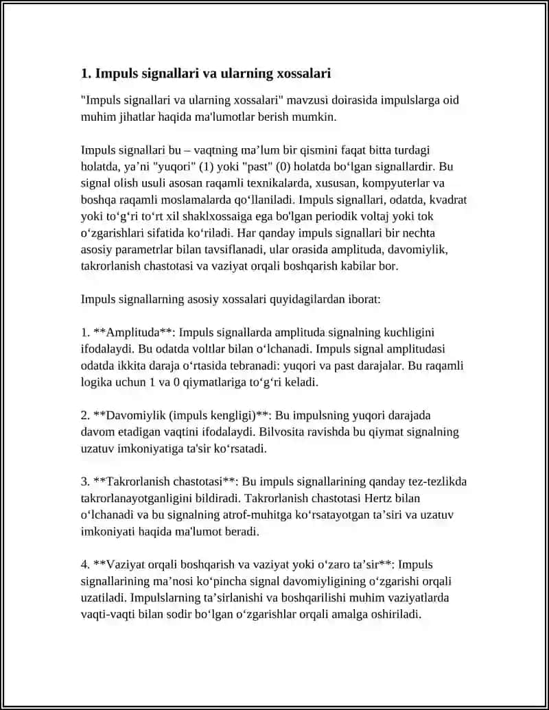 IMPULSLI VA RAQAMLI TEXNIKA 3