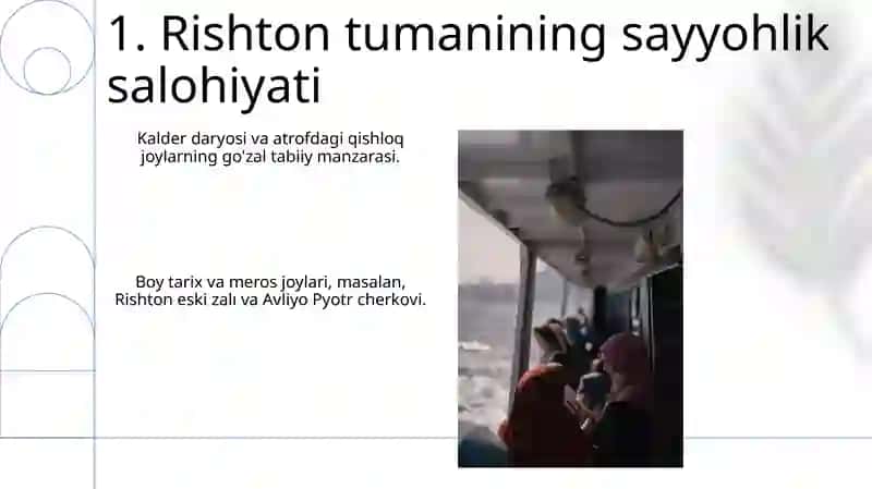 Rishton tumanida ichki turizmni rivojlantirish 3