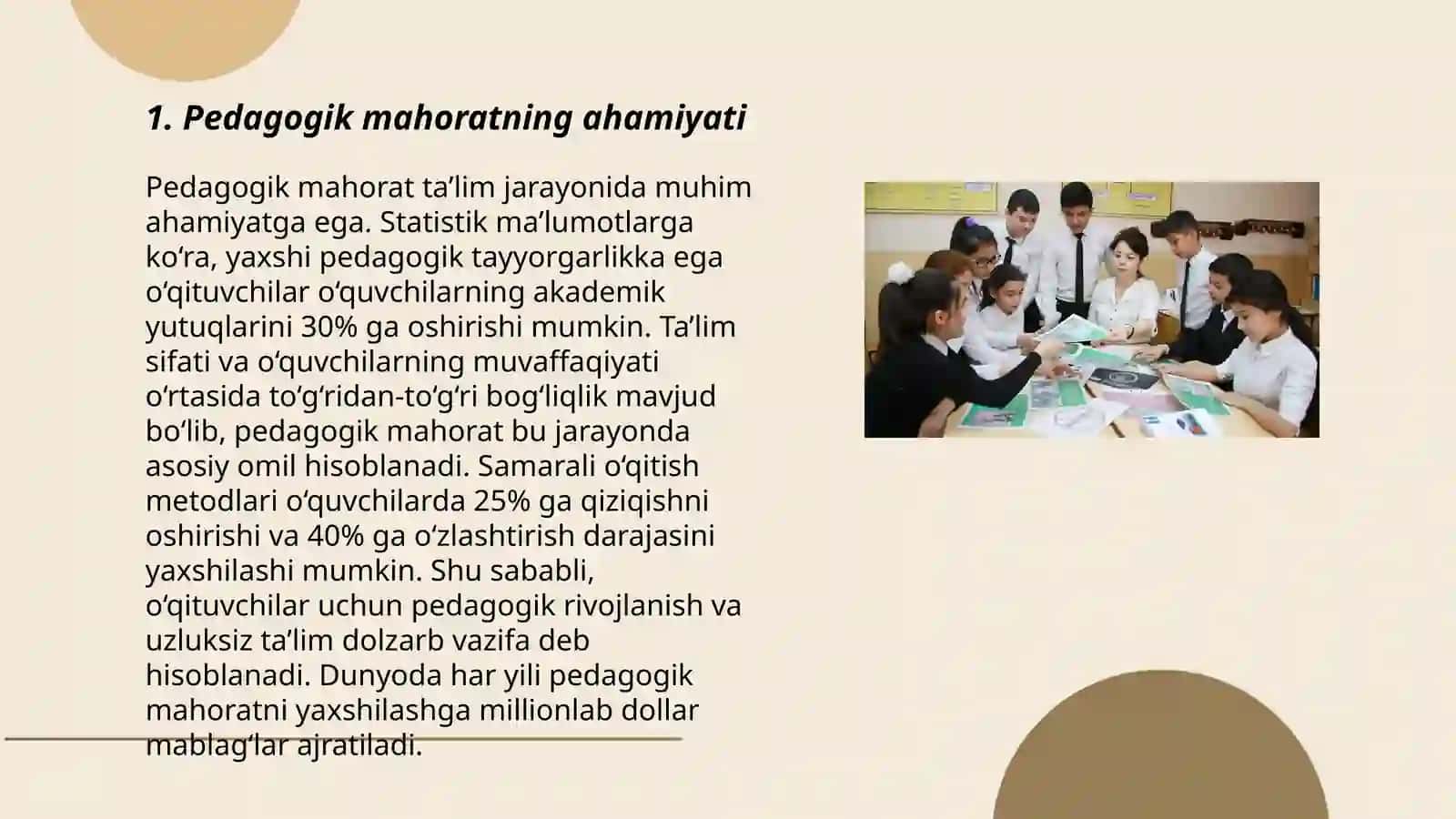 Pedagogik mahorat va uning oʻqituvchi faoliyatida oʻrni 3