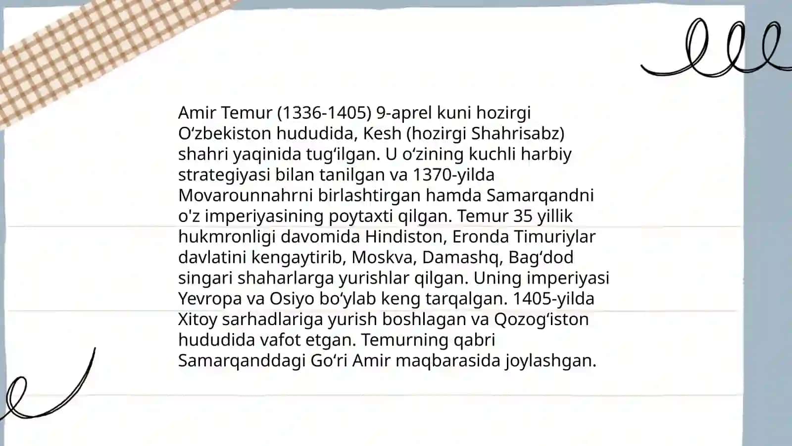 Amir Temur buyuk davlat arbobi 3