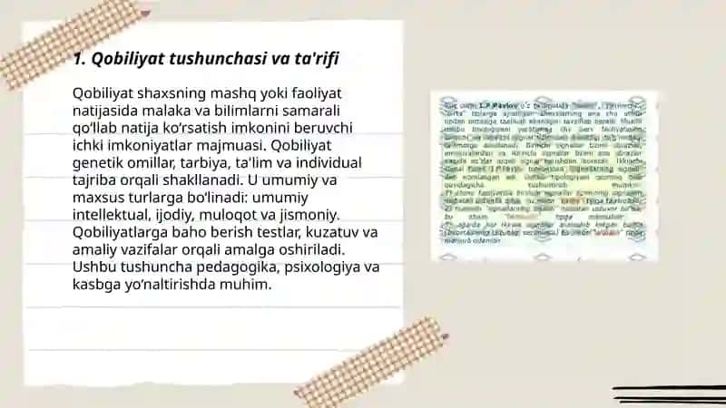 Qobiliyat haqida tushuncha 3