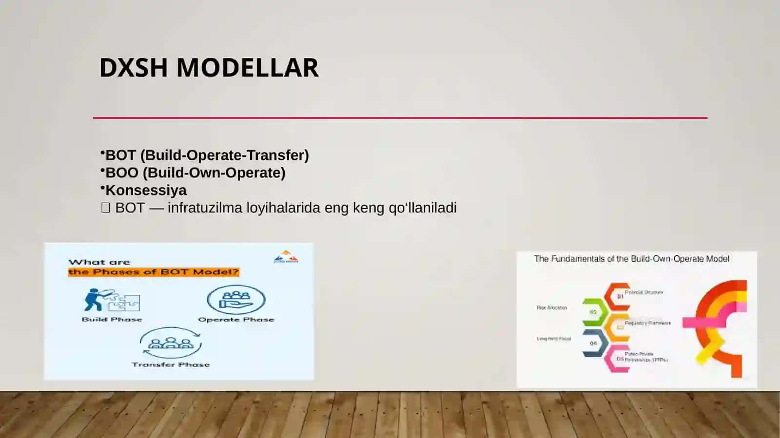 Qozog'istonda Davlat - Xususiy sherikchilik shakllari ppt 3