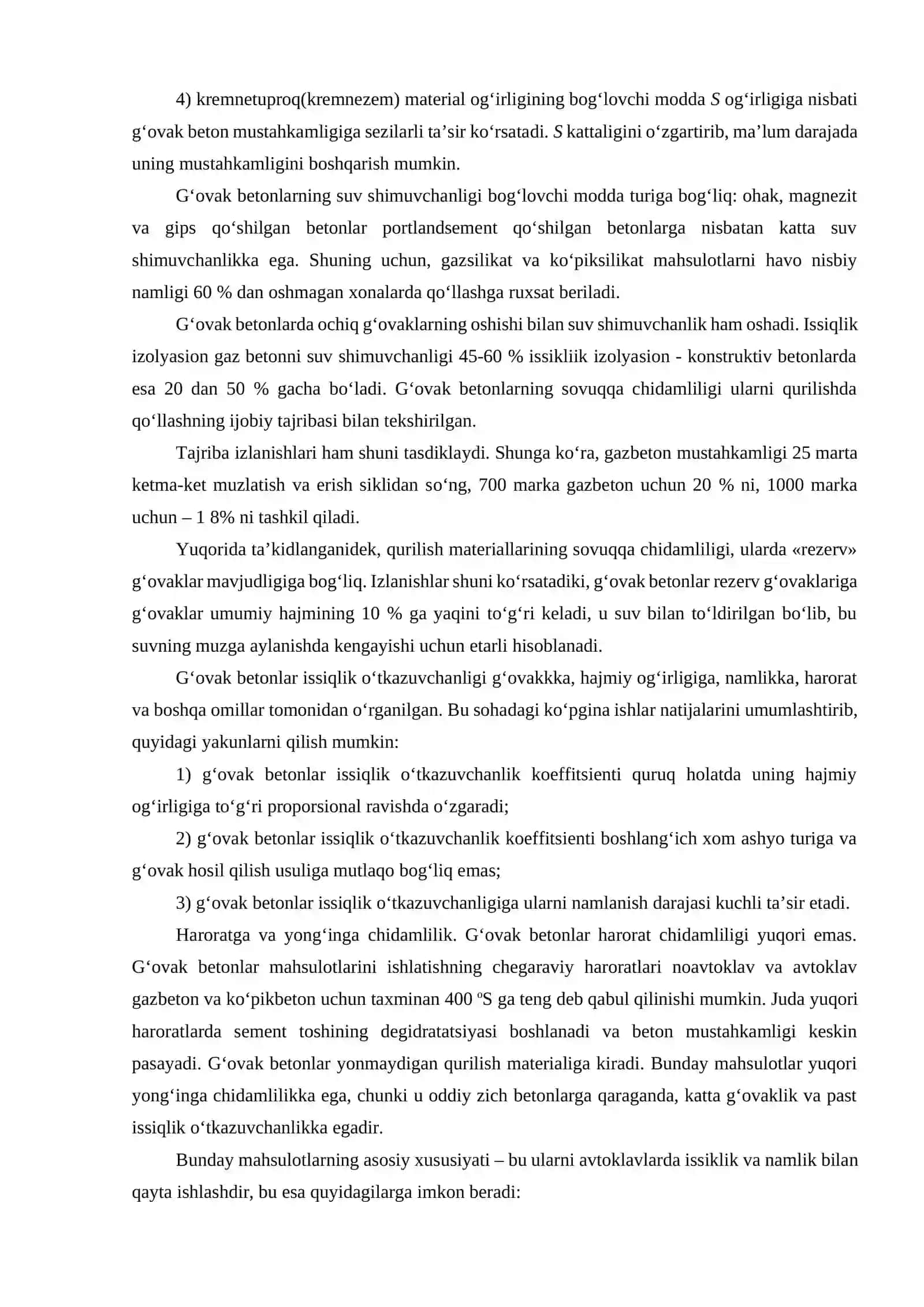 ISSIQLIQ IZOLYASIYALI G‘OVAK BETONLAR 3