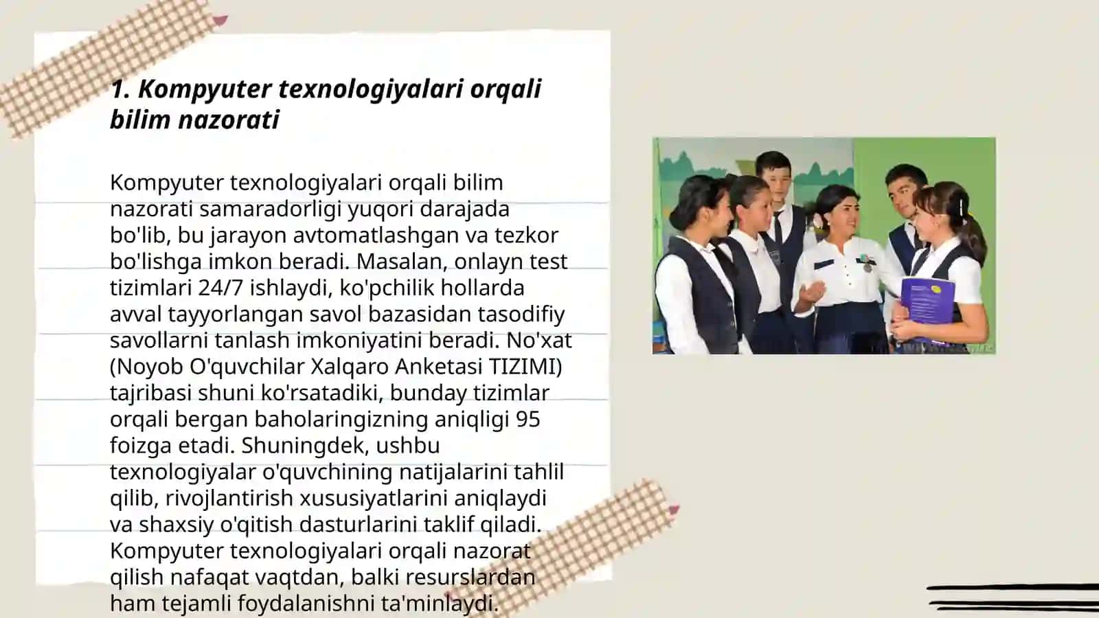 Kompyuter texnologiyalari orqali bilim nazorati 3