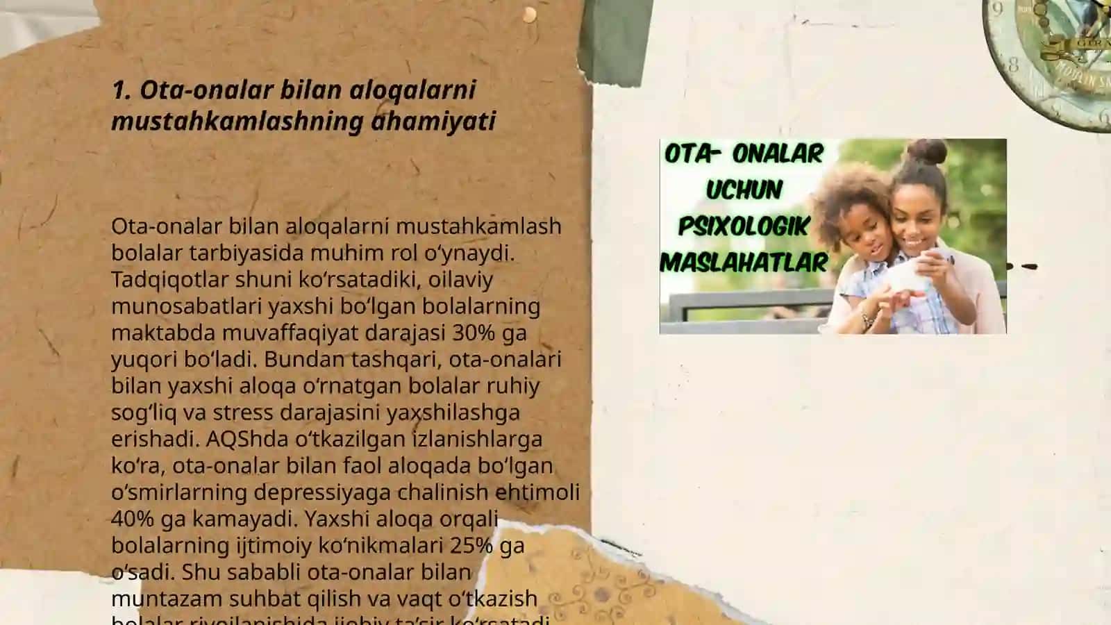 Ota-onalar bilan ishlashning ahamiyati va maqsadi 3