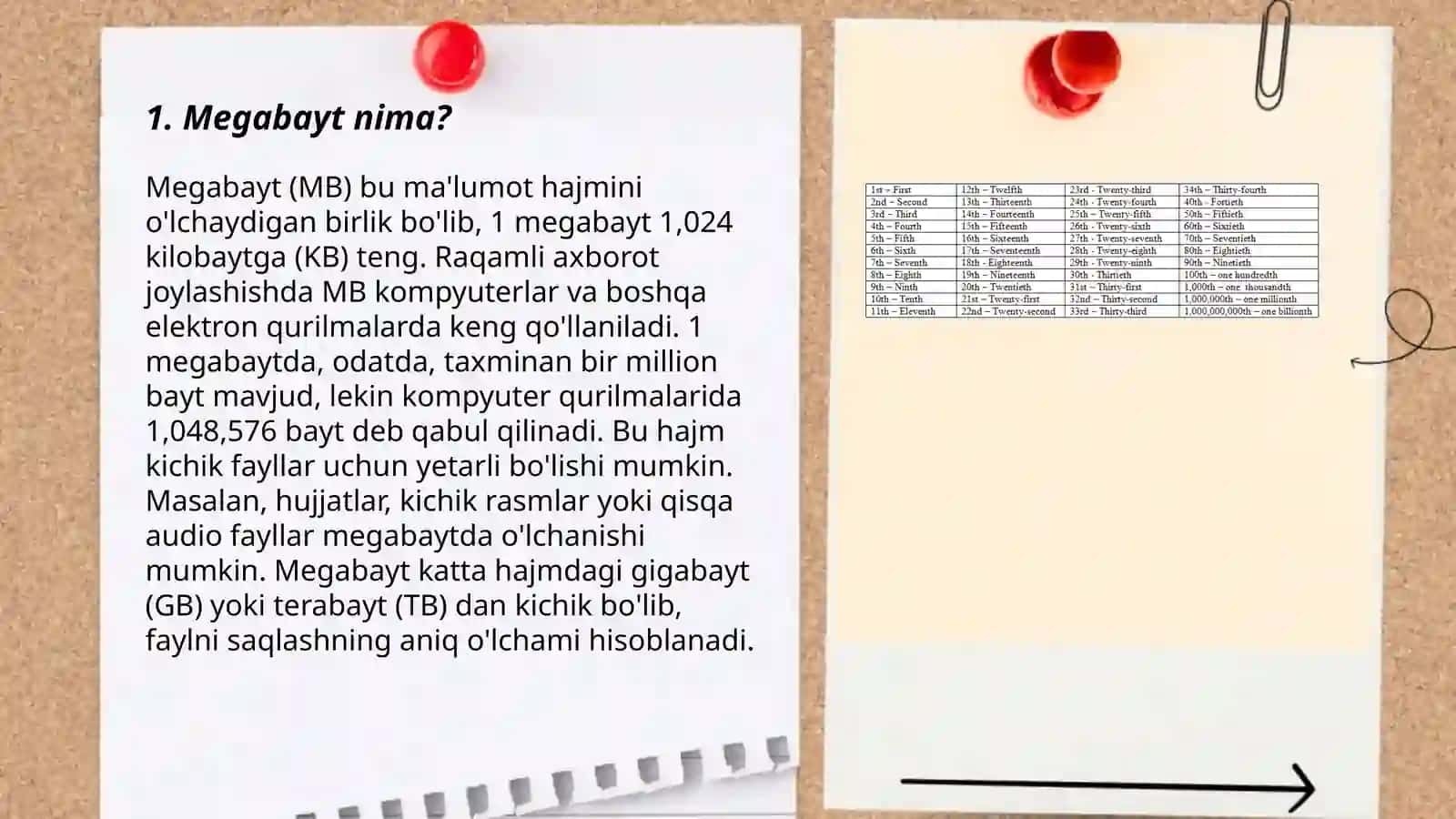 Megabayt nima? 3