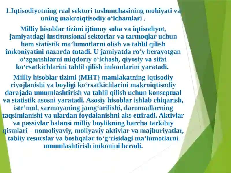 DINAMIK MAKROIQTISODIY TAHLILDA REAL SEKTOR 3