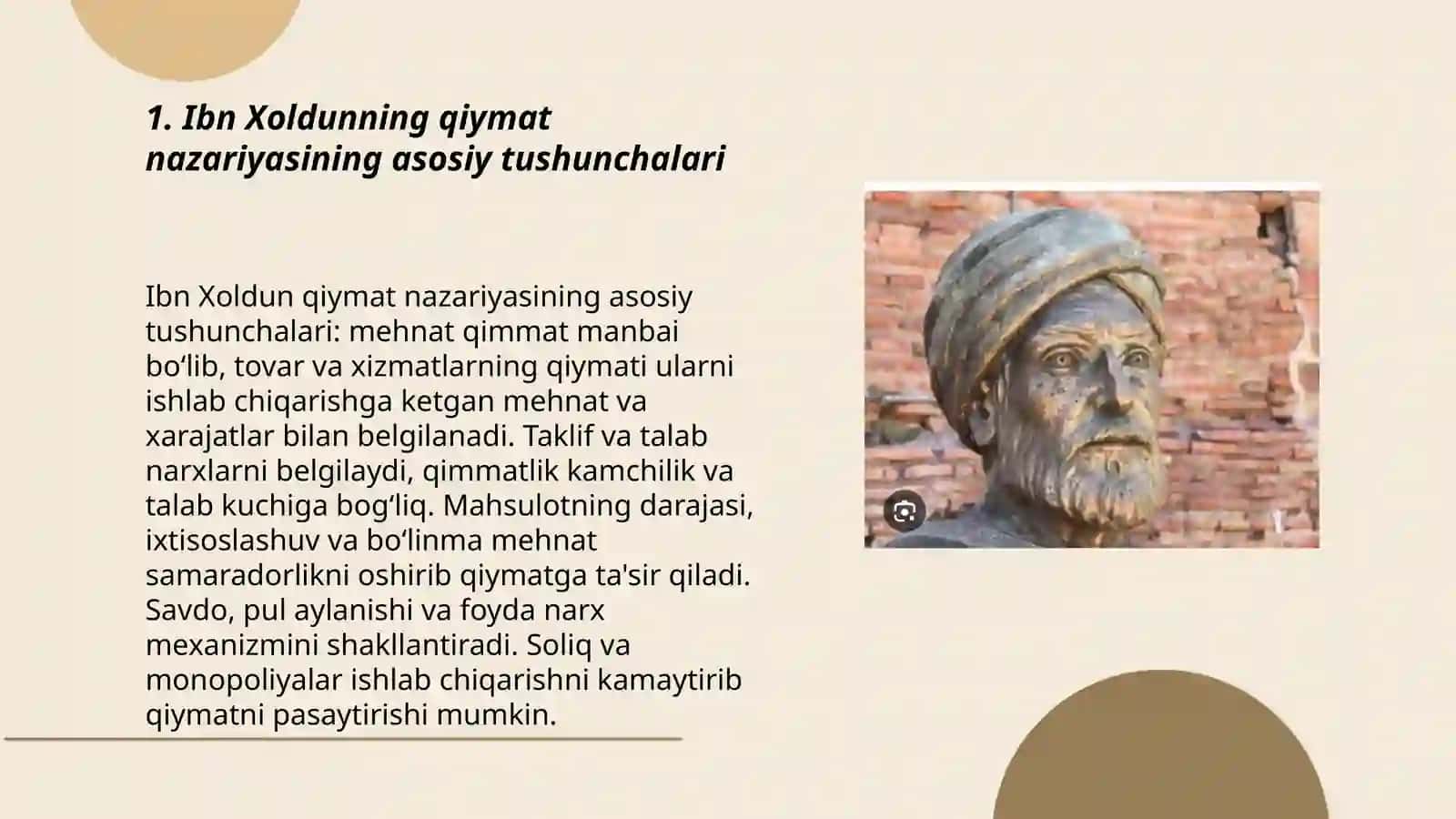 Ibn Xoldunning qiymat nazariyasi 3