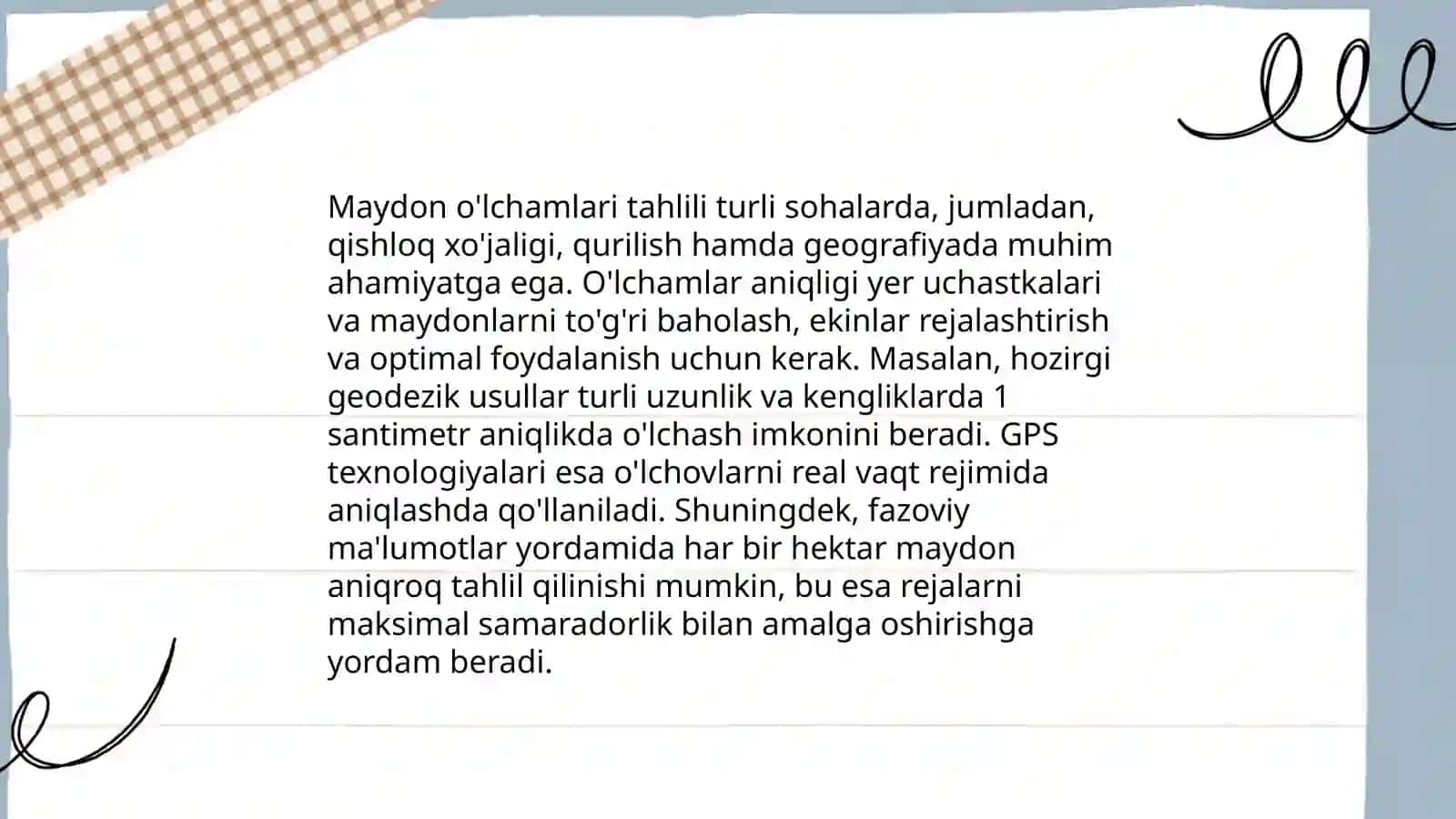 Maydon kattaliklarini oʻrtachalash 3