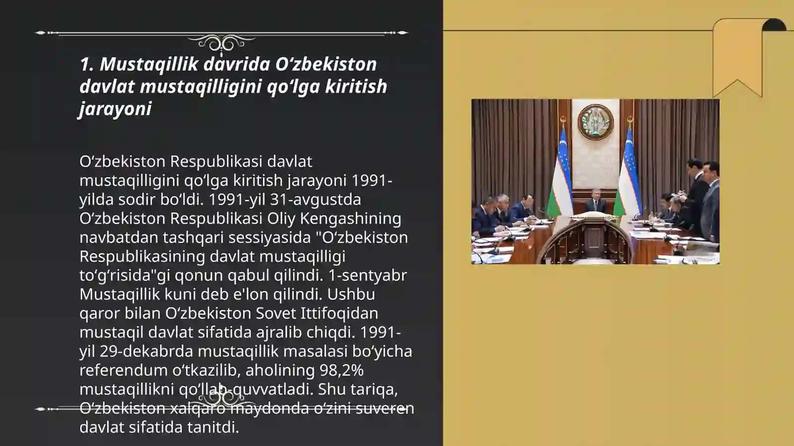 Mustaqillik yillarida davlat boshqaruvi 3