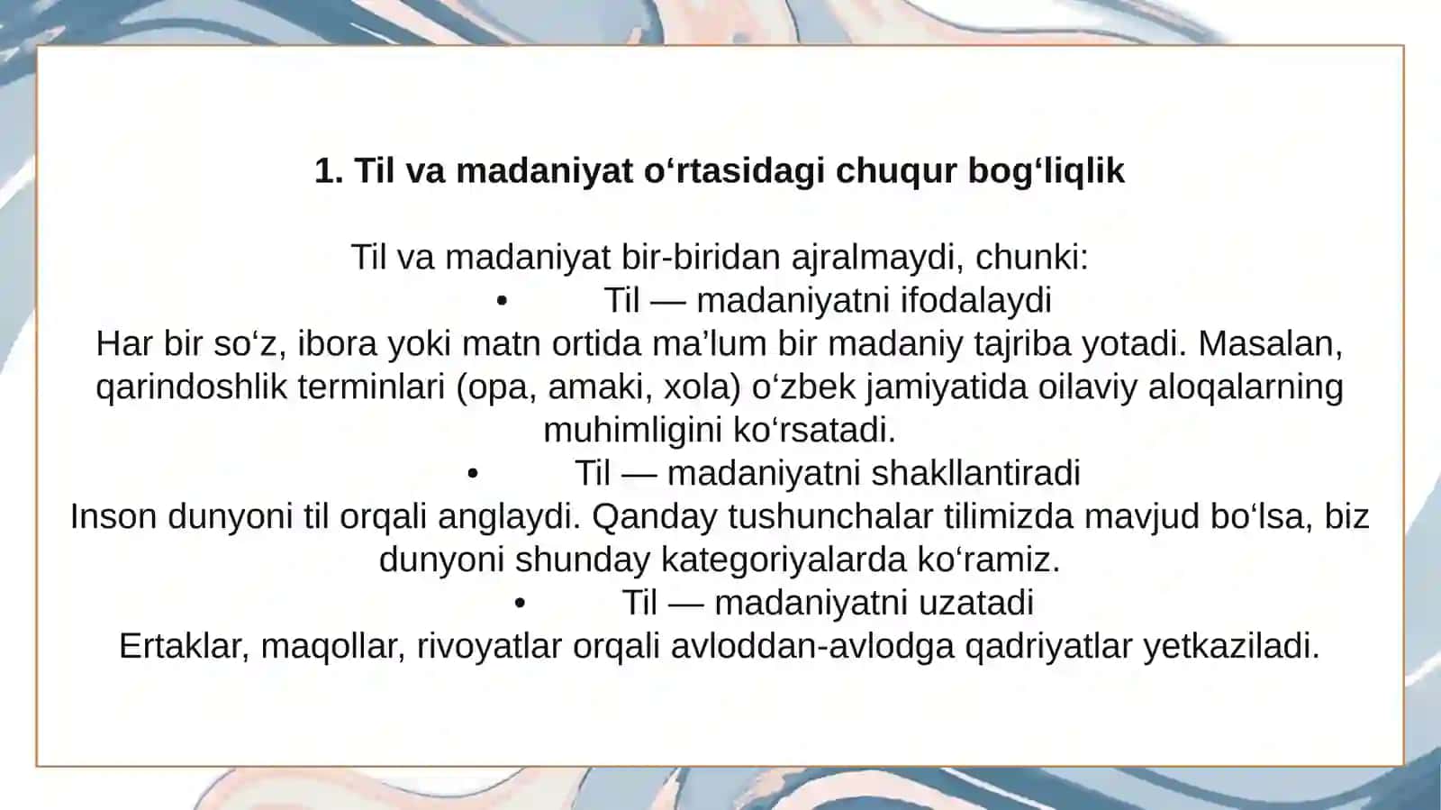 Til madaniy hodisa sifatida: Lingvokulturologik bilimlar tarixida 3