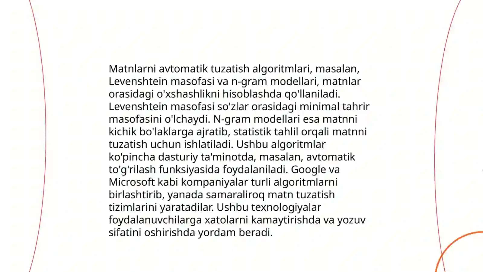 Matnlarni avtomatik tahrirlash 3