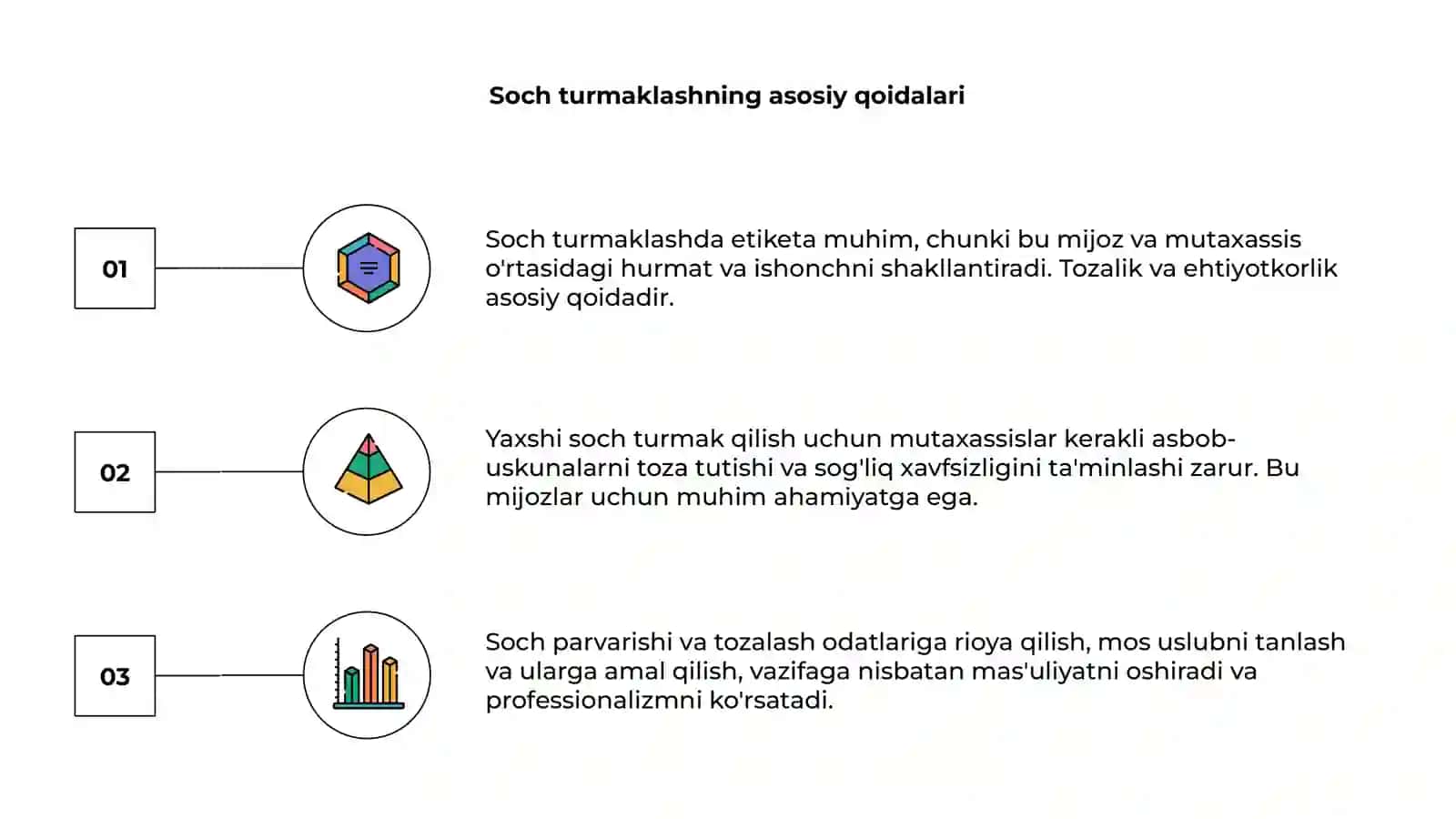 Soch turmaklash va uni parvarish qilish etiketi 3