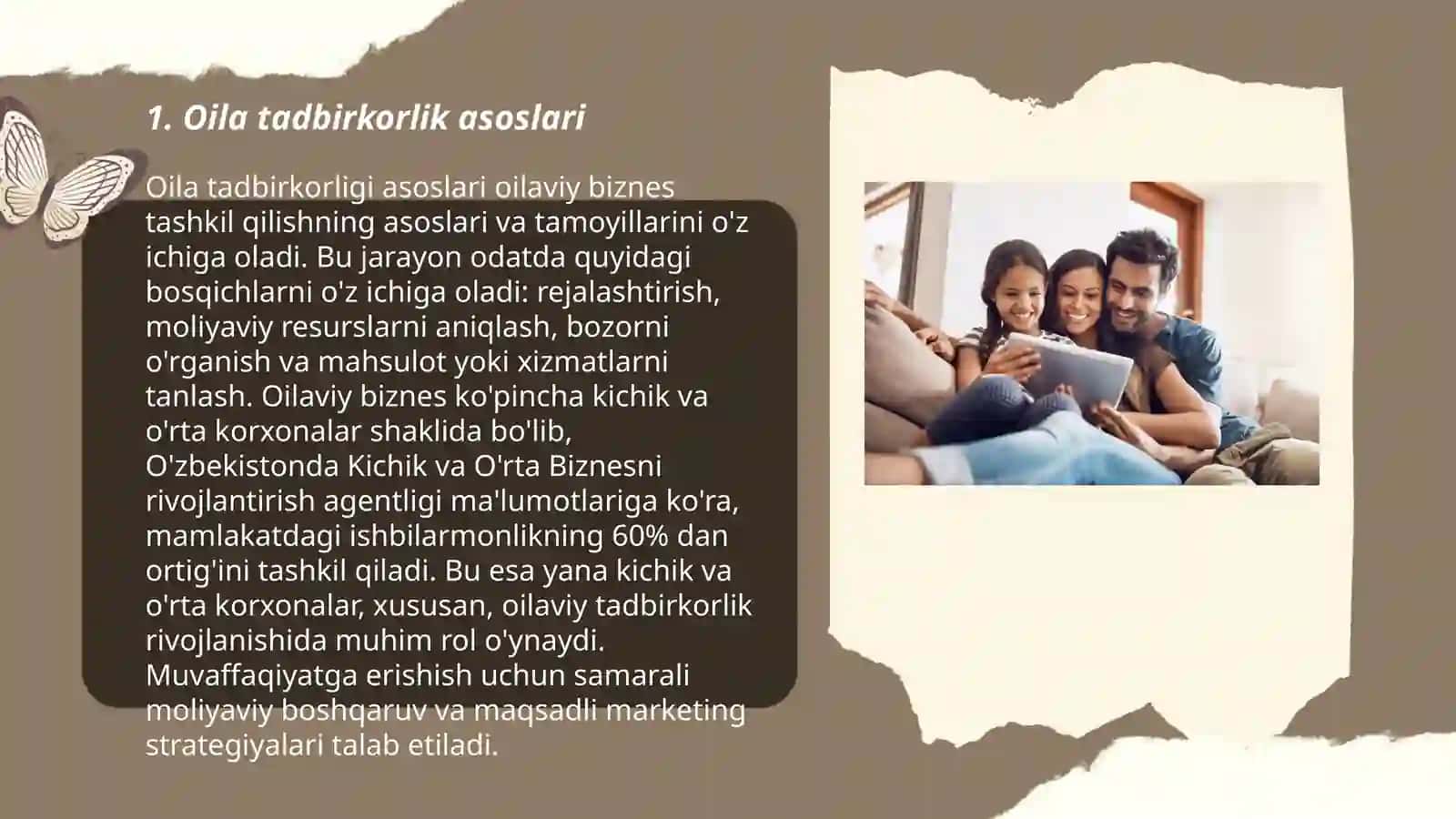 Oila tadbirkorlik asoslari 3