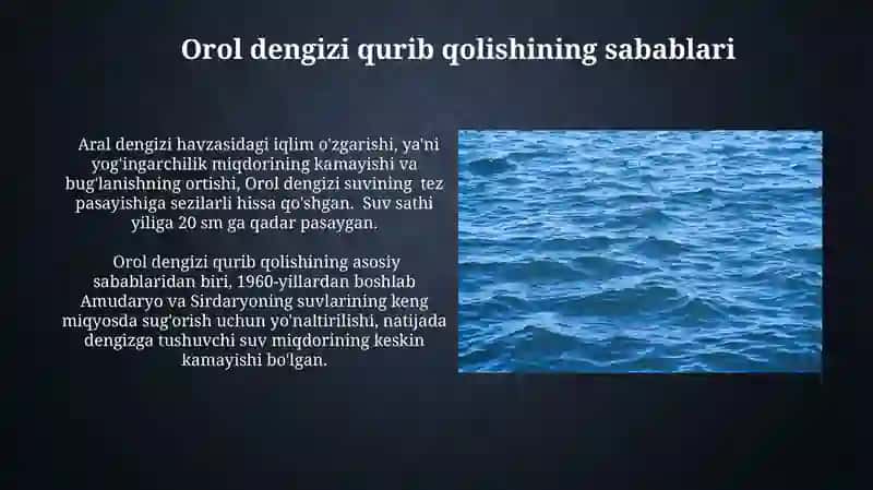 Orol muammosi 3
