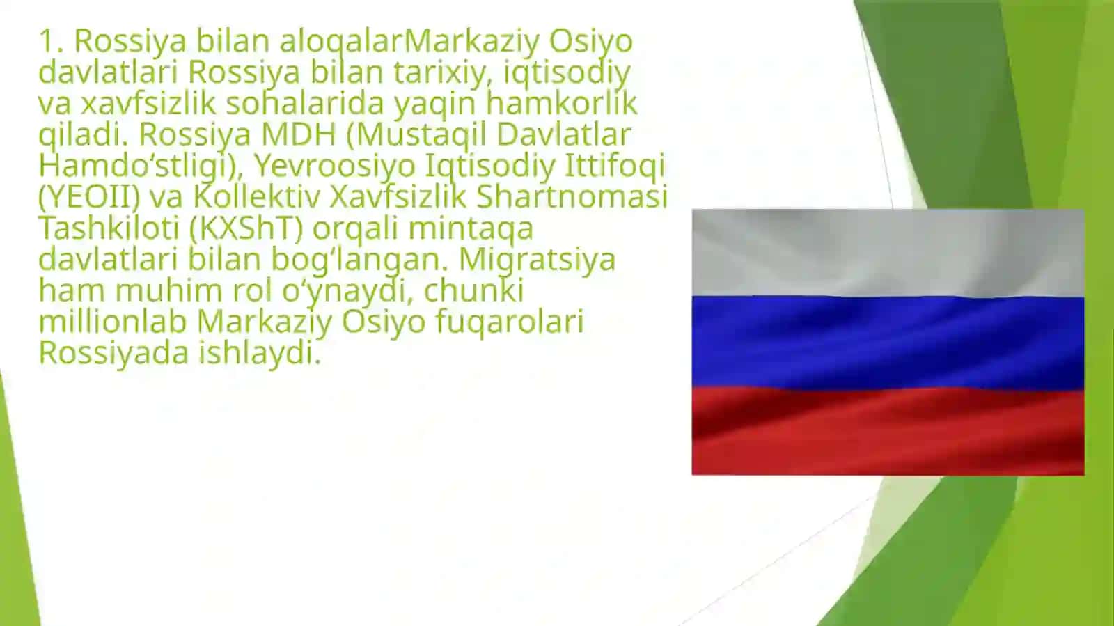 Markaziy Osiyo davlatlarining tashqi aloqalari 3