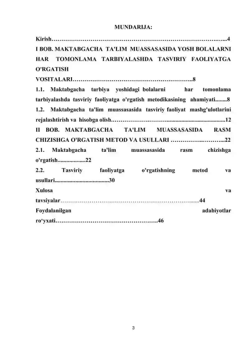 Tasviriy faoliyatga oʻrgatish metodikasi 3