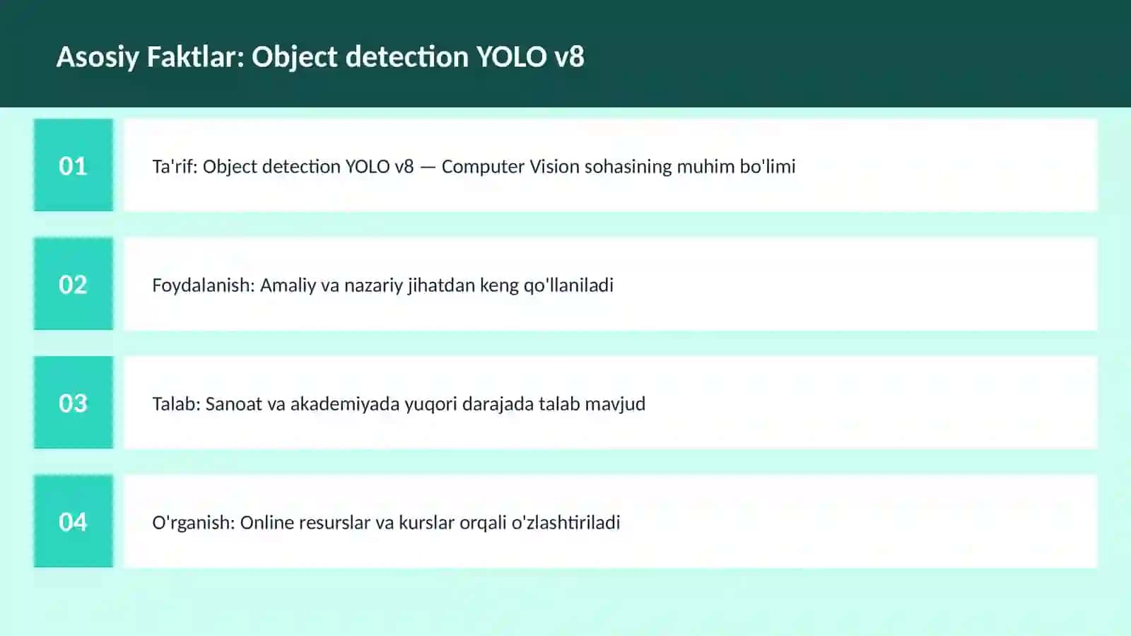 Object detection YOLO v8 3