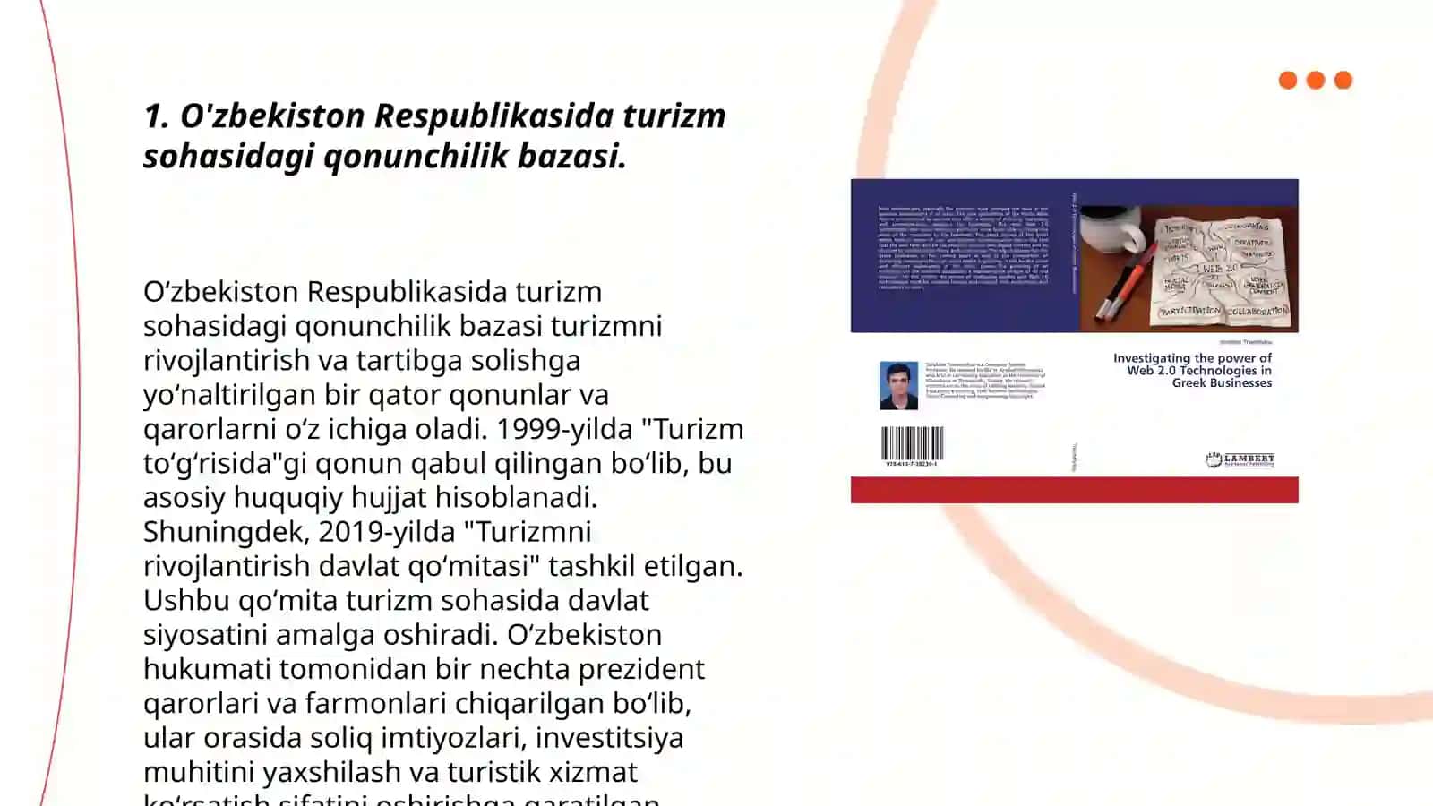 Turizm va axborot texnologiyalari sohasidagi normativ-huquqiy hujjatlar 3