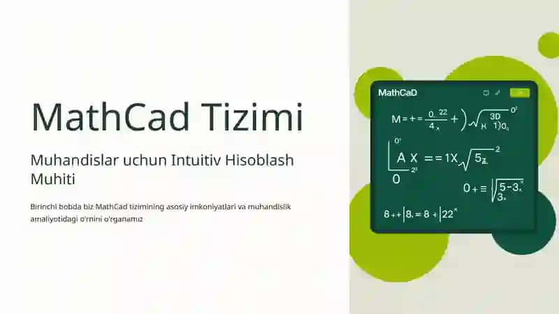Muhandislik Hisoblarini Avtomatlashtirish 3