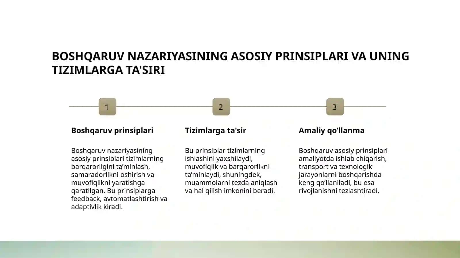 BOSHQARUB HISOBI ASOSIY YONALISHLARI 3