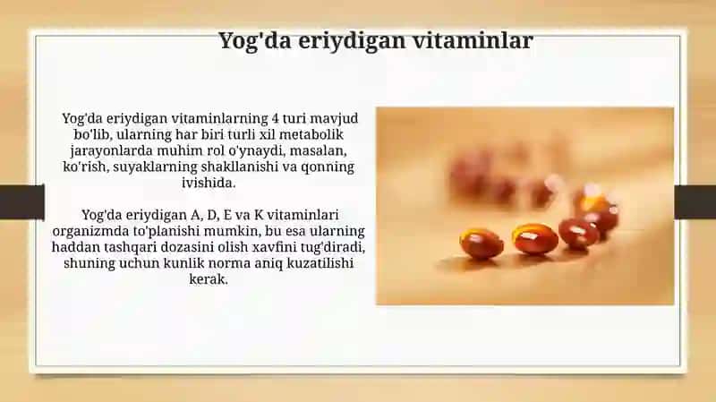 Vitaminlar: Ta'rifi va Turlari 3