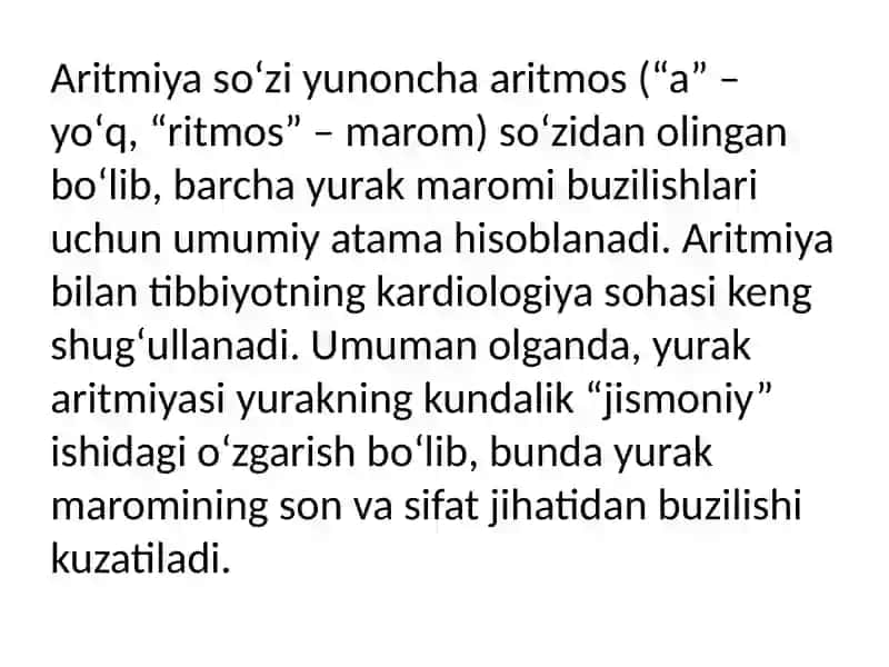 Yurak aritmiyalarida yordam choralari 3