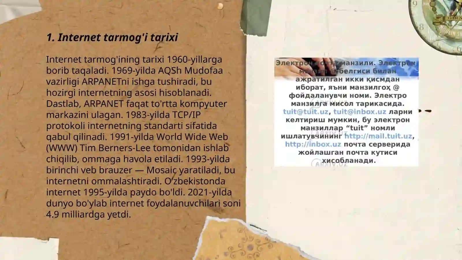 Internet tarmog'i tarixi 3