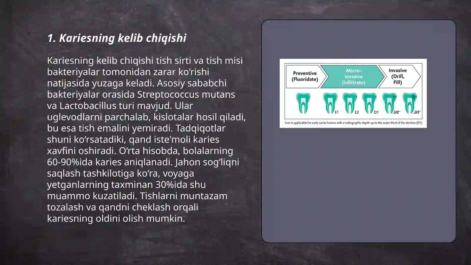 Karies haqida tushuncha 3