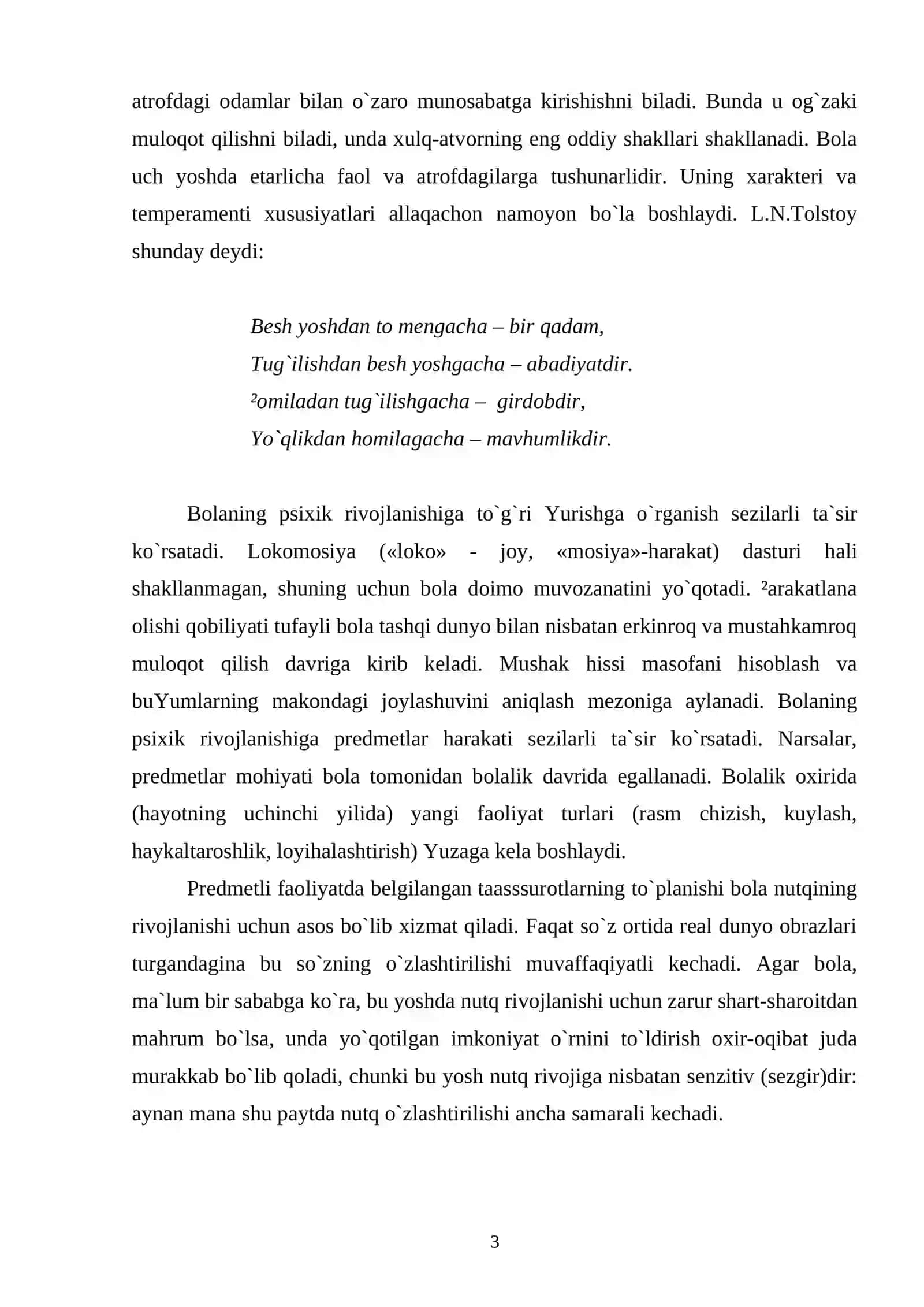 Kichik maktab yoshida psixik rivojlanish xususiyatlari 3