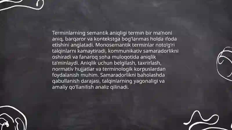 Terminlarning monosemantik xarakteri 3